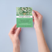 Vaas met roze rozen, van Gogh, Antiek Flyer (Hand)