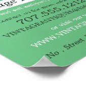 Vaas met roze rozen, van Gogh, Antiek Poster (Hoek)