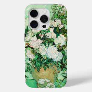 Vaas met roze rozen, Vincent Van Gogh iPhone 15 Pro Case