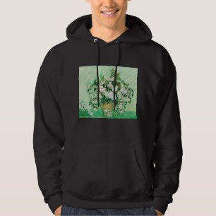 Vaas met roze rozen, Vincent Van Gogh Hoodie