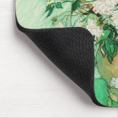 Vaas met roze rozen, Vincent Van Gogh Muismat (Hoek)