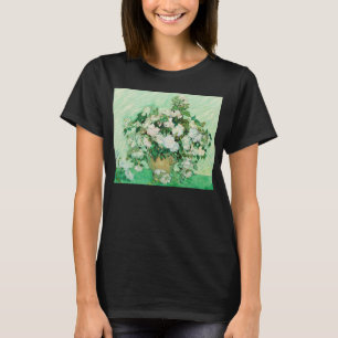 Vaas met roze rozen, Vincent Van Gogh T-shirt