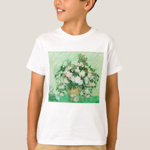 Vaas met roze rozen, Vincent Van Gogh T-shirt