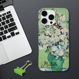 Vaas met Rozen Monogram Van Gogh iPhone 16 Pro Max Hoesje