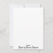 Vaas met rozen Platte Vakantiekaart Feestdagenkaart (Achterkant)