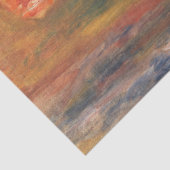 Vaas met Rozen van Auguste Renoir Art Tissuepapier (Detail)