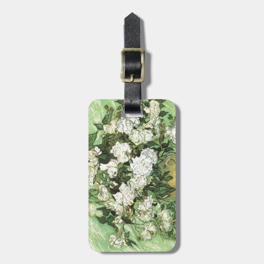 Vaas met Rozen - Van Gogh Bagagelabel (Voorkant verticaal)