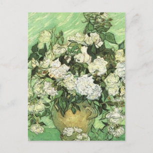 Vaas met Rozen - Van Gogh Briefkaart