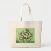 Vaas met Rozen - Van Gogh Grote Tote Bag (Voorkant)