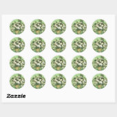 Vaas met Rozen - Van Gogh Ronde Sticker (Vel)