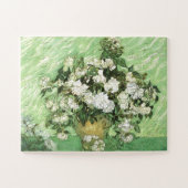 Vaas met Rozen - Van Gogh schilderende kunst  Legpuzzel (Horizontaal)