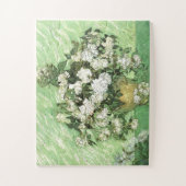 Vaas met Rozen - Van Gogh schilderende kunst  Legpuzzel (Verticaal)