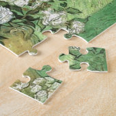 Vaas met Rozen - Van Gogh schilderende kunst Legpuzzel (Zijkant)