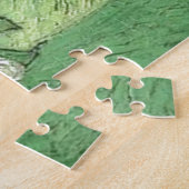 Vaas met Rozen - Van Gogh schilderende kunst Legpuzzel (Zijkant)