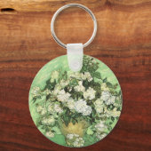 Vaas met Rozen - Van Gogh Sleutelhanger (Voorkant)