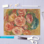 Vaas met rozen van Renoir Tissuepapier (Craft)