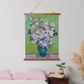 Vaas met Rozen, Vincent van Gogh Hangend Wandkleed (Slaapkamer)