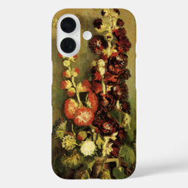 Vaas met stokrozen van Vincent van Gogh iPhone 16 Hoesje