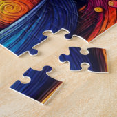 Vaas met tulpen legpuzzel (Zijkant)