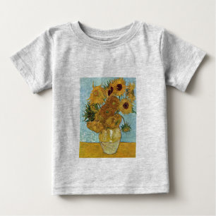 Vaas met twaalf zonnebloemen door Van Gogh