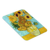 Vaas met twaalf zonnebloemen door Vincent van Gogh Magneet (Rechterzijde)