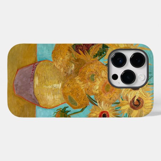 Vaas met twaalf zonnebloemen | Van Gogh | Case-Mate iPhone Case (Achterkant (horizontaal))