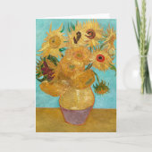 Vaas met twaalf zonnebloemen | Van Gogh | Kaart (Voorkant)