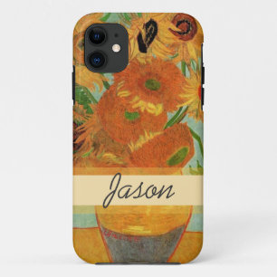 Vaas met twaalf zonnebloemen van Vincent van Gogh Case-Mate iPhone Case