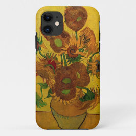 Vaas met vijftien zonnebloemen Case-Mate iPhone case
