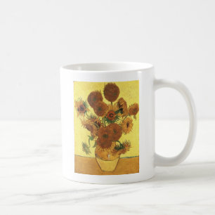 Vaas met vijftien zonnebloemen,Vincent van Gogh Koffiemok