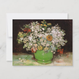 Vaas met Zinnia Bloemen door Vincent van Gogh