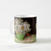 Vaas met Zinnia Bloemen door Vincent van Gogh Koffiemok (Voorkant links)
