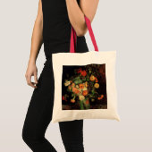 Vaas met Zinnias en Geraniums, Vincent van Gogh Tote Bag (Voorkant (product))