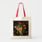 Vaas met Zinnias en Geraniums, Vincent van Gogh Tote Bag (Voorkant)