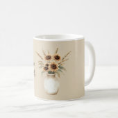 Vaas met zonnebloemen koffiemok (Voorkant rechts)