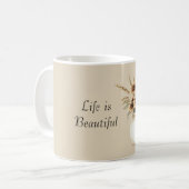 Vaas met zonnebloemen koffiemok (Voorkant links)