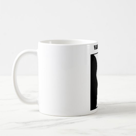 Vaas of gezicht? (optische verlichting) koffiemok (Links)