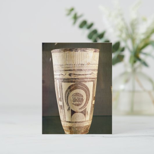 Vaas, Stijl I, uit Susa, Iran, 5000-4000 v.Chr Briefkaart (Staand voorkant)