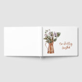 Vaas van bloemen bruiloft gastenboek (Volledig)