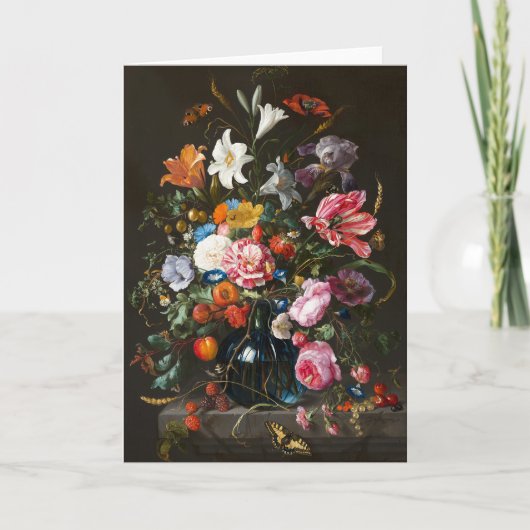 Vaas van bloemen | Jan Davidsz de Heem Kaart (Voorkant)