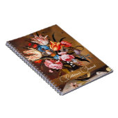 Vaas van Bloemen  Kunst met Naam Notitieboek (Rechterzijde)