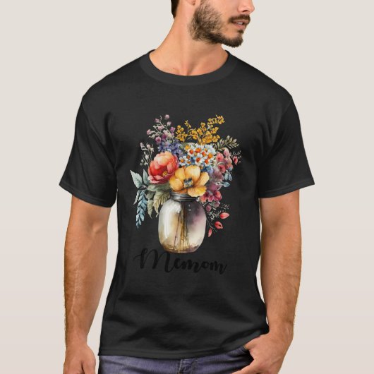 Vaas van bloemen Memom T-shirt (Voorkant)