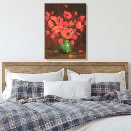 Vaas van bloemen Print (Insitu (Slaapkamer))