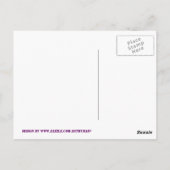 Vaas van Happy Spring Flowers Briefkaart (Achterkant)