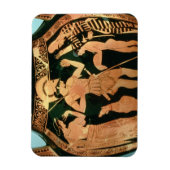 Vaas van het rode cijfer dat een soldaat weergeeft magneet (Verticaal)