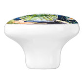 Vaas van madeliefjes Bloemen Keramische Knop (Zijkant)