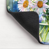 Vaas van madeliefjes  Bloemen Muismat (Hoek)