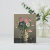 Vaas van Morning Glories Briefkaart (Staand voorkant)