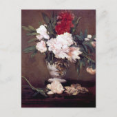 Vaas van Peonies Édouard Manet Briefkaart (Voorkant)