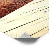  vaas van rode papavers poster (Hoek)